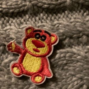 Teddy bear iron on patch